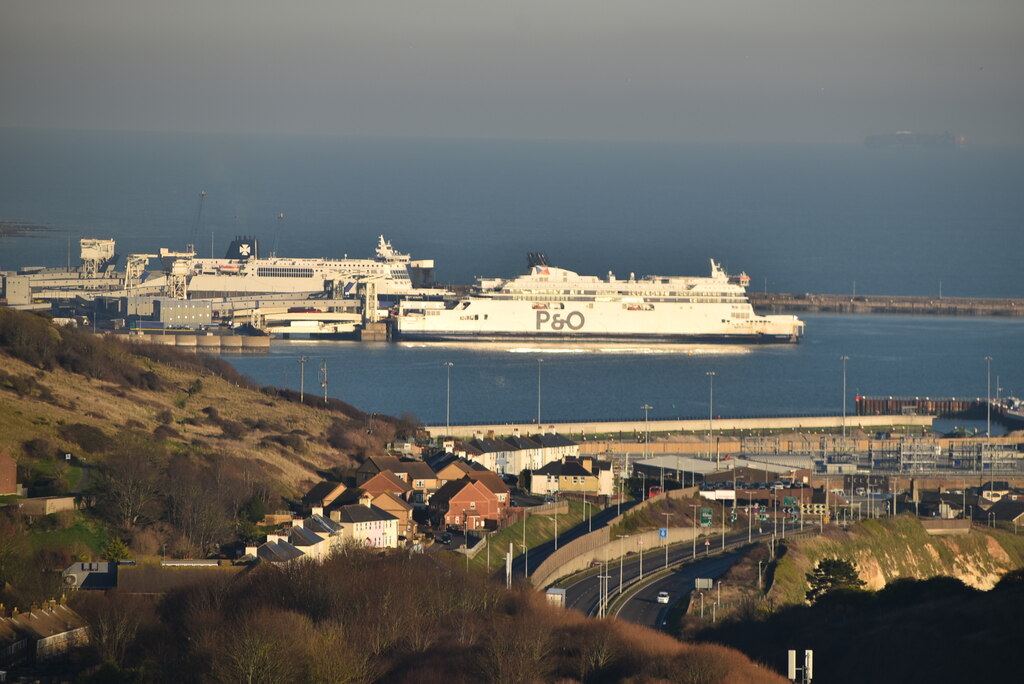 P&O Ferry UK service at Dover Harbour — Ferry UK operator